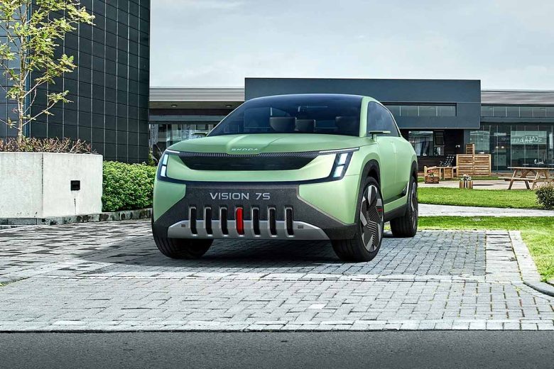 Le concept SKODA VISION 7S.