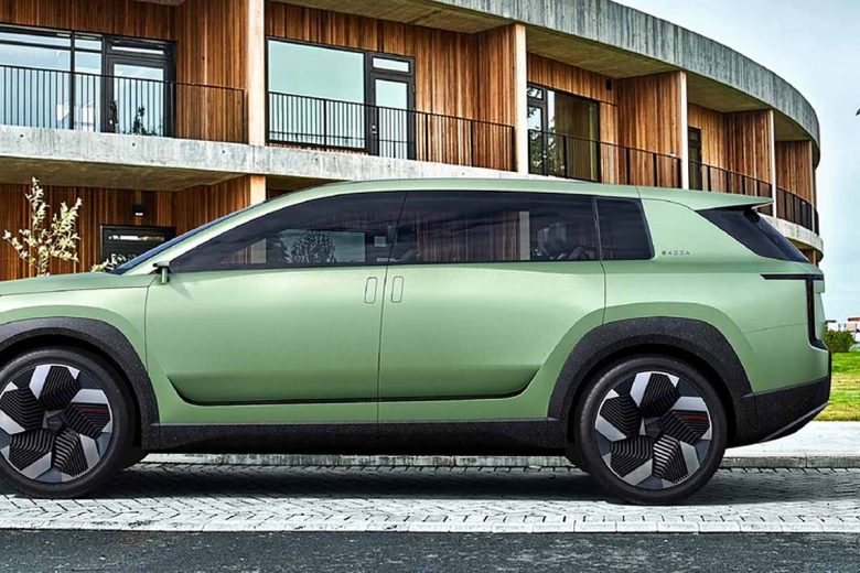 Le concept SKODA VISION 7S.