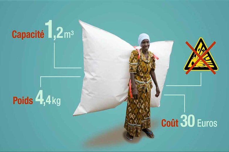 Le sac à dos Biogaz Backpack, une invention qui facilite l'accès aux énergies vertes dans les pays pauvres.
