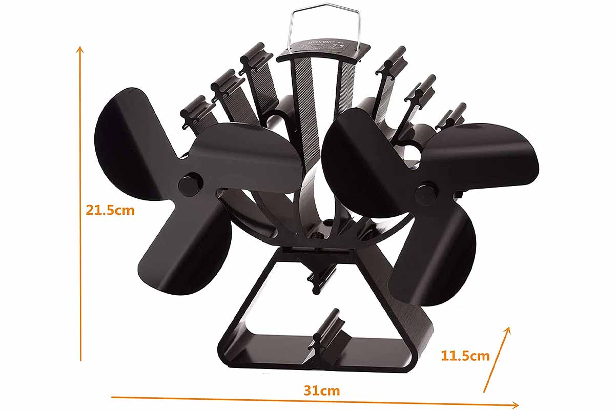 Poêle à bois : l'invention d'un ventilateur (autoalimenté) à double hélice  pour améliorer la diffusion de chaleur - NeozOne