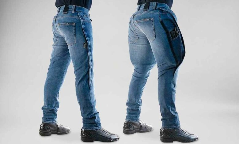 Un équipement de protection innovant pour les motards qui protège les genoux, vos hanches et vos cuisses.