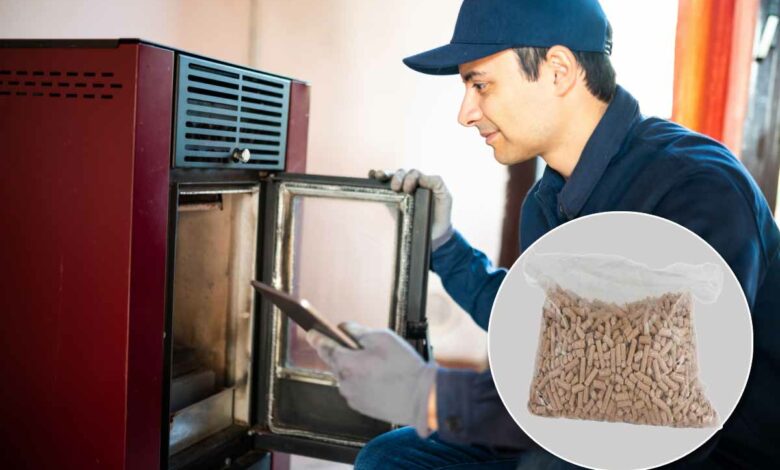 L'invention de granulés (pellets) pour ramoner les poêles à bois.