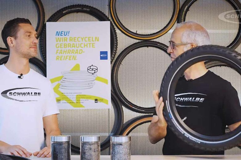 Schwalbe und seinen Partnern ist es gelungen, ein innovatives Reifenrecyclingverfahren zu entwickeln.