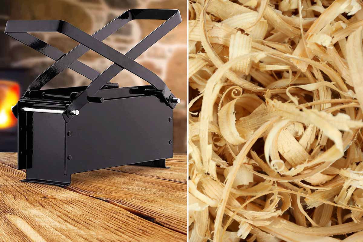 L'invention d'une presse pour fabriquer des bûches de bois gratuitement  avec du carton et de la sciure - NeozOne