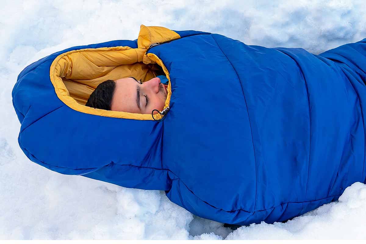 Un sac de couchage conçu pour vos aventures extrêmes à −40° C.