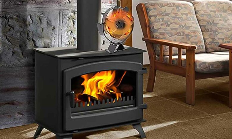 Pngos, un Ventilateur poêle à Bois orientable.