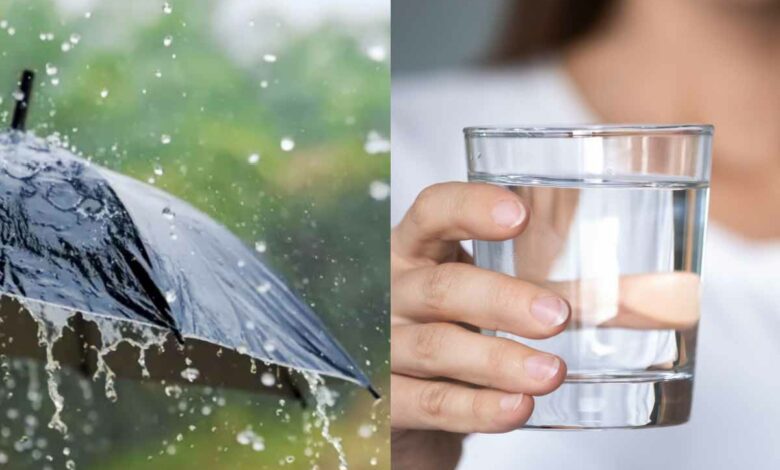 Serait-il autorisé de boire de l'eau de pluie en France ?