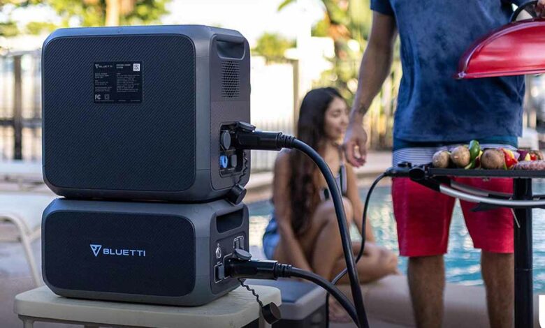 Kit complet de générateur solaire BLUETTI AC200MAX Station énergie 2200 W/2048 Wh avec 1 pc panneau solaire 200 W