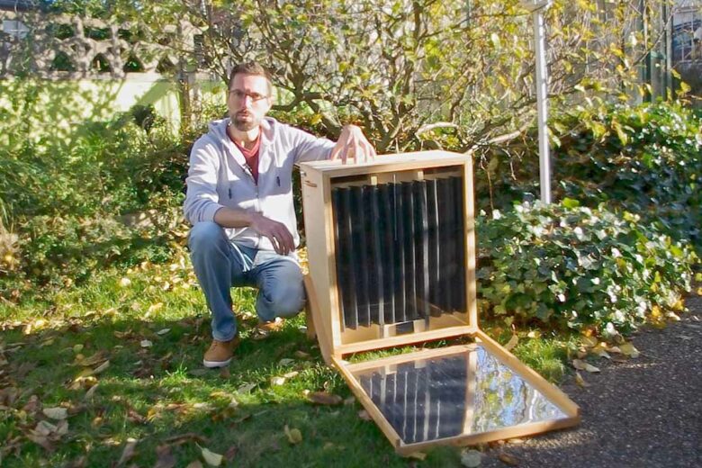 L'invention d'un séchoir solaire par deux normands.