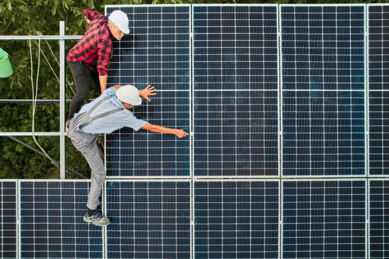 Le kilowatt-crête définit la puissance photovoltaïque.