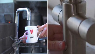 L'invention d'un robinets chauffe-eau instantanés pour les cuisines