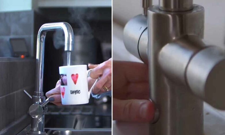 L'invention d'un robinets chauffe-eau instantanés pour les cuisines
