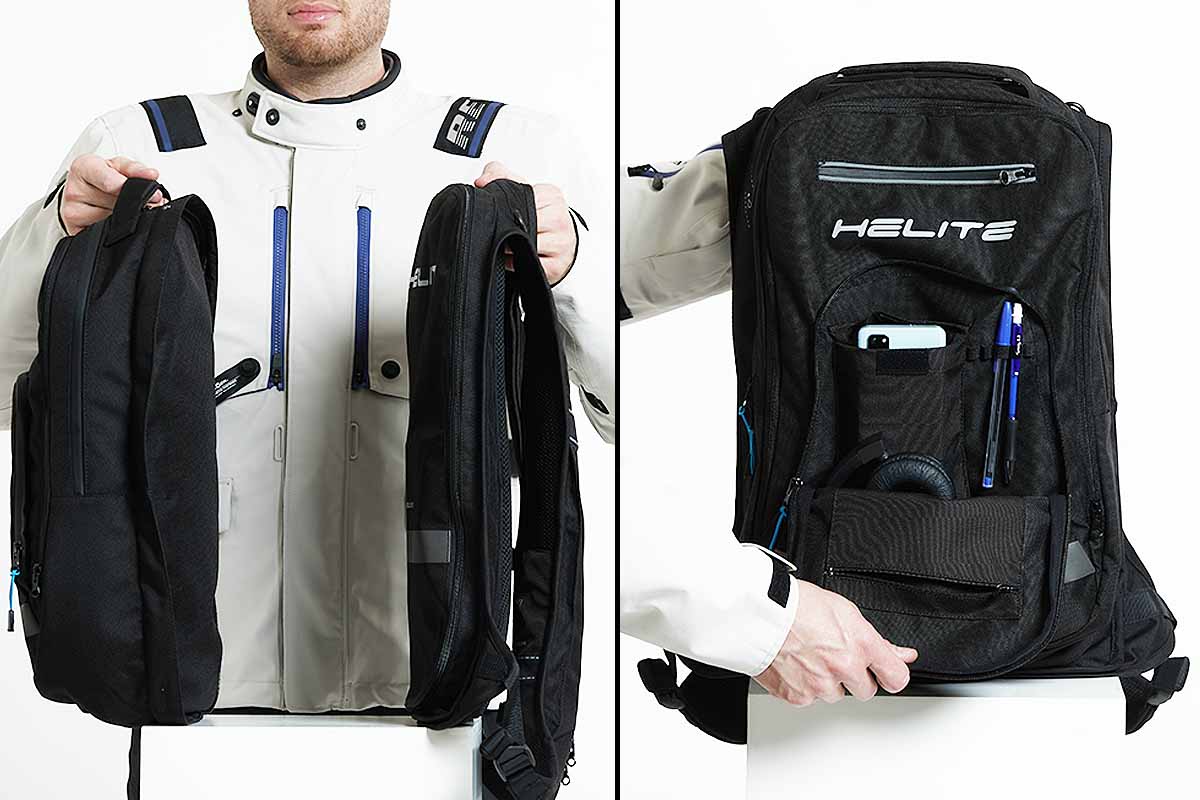 Helite invente « l'airbag sac à dos tout-en-un » pour les motards