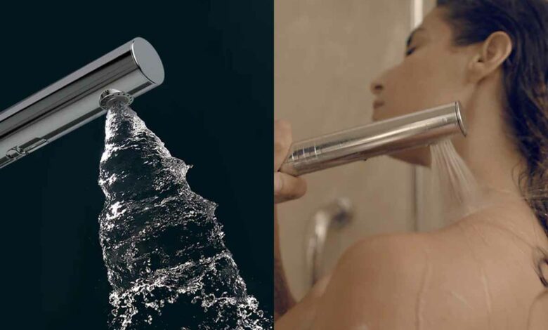Une invention qui permet d'économiser 75 % de l'eau pendant une douche.