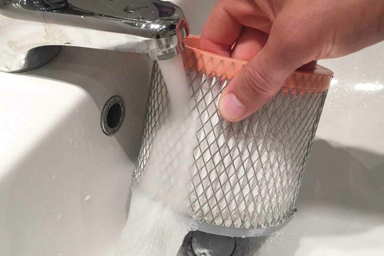 Un filtre HEPA lavable à l'eau.