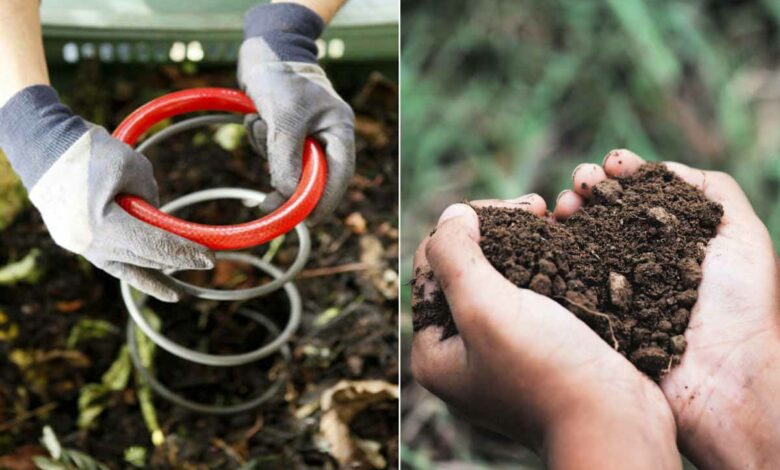 Aérateur de compost en acier - Brass'Compost - Lécopot