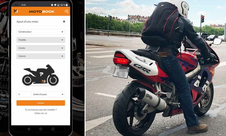L'invention d'un « carnet d'entretien moto digital ».
