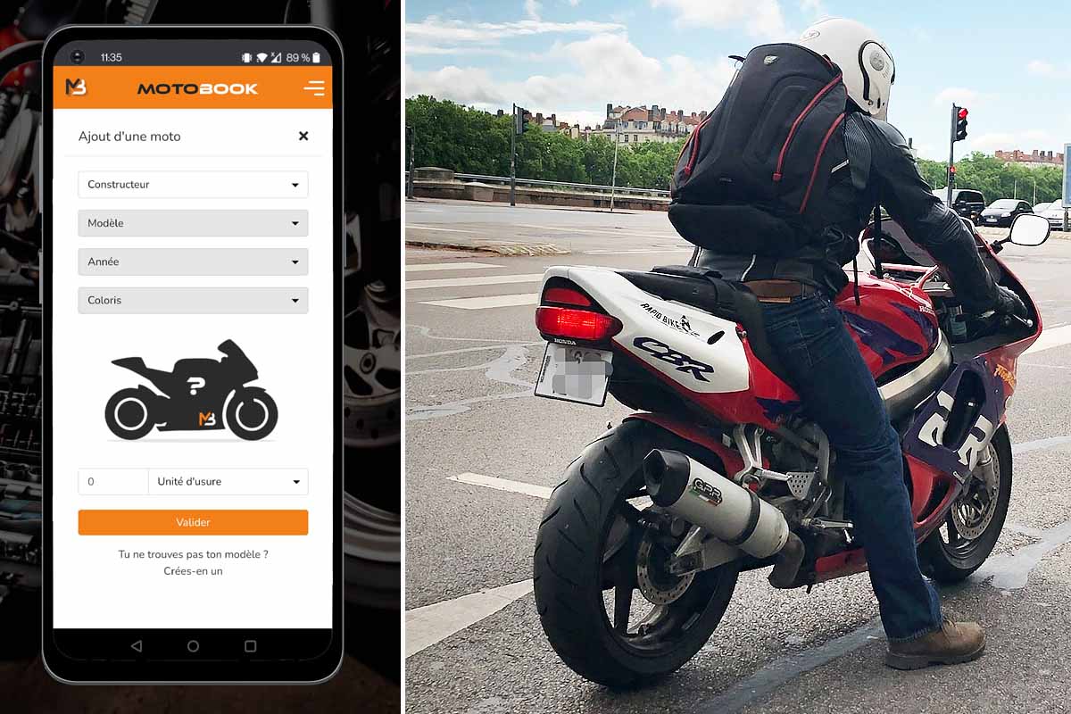 L'invention d'un « carnet d'entretien moto digital ».