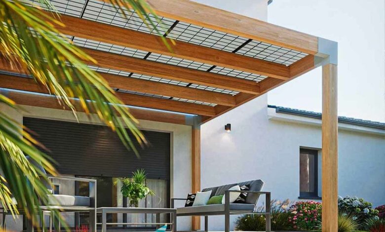 L'invention d'une pergola solaire pour produire de l'énergie facilement.