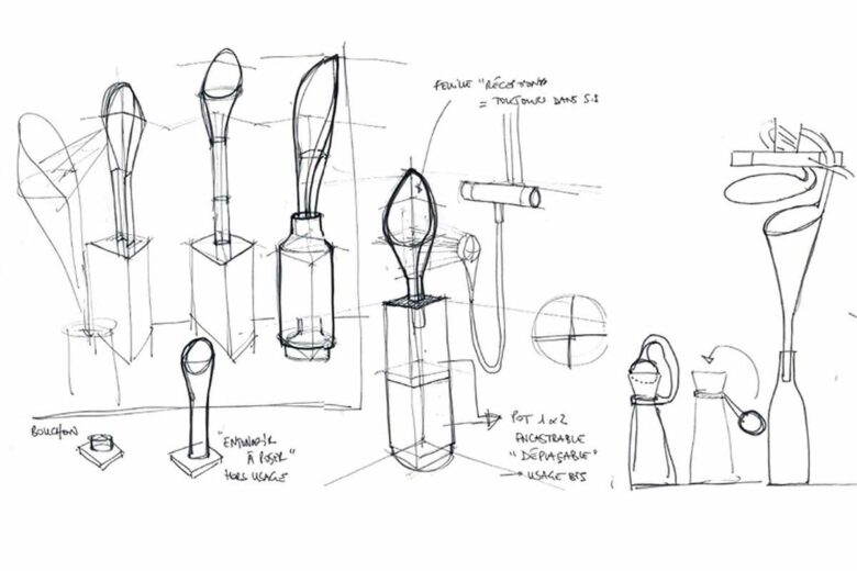 Les croquis de l'invention