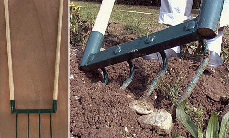 La grelinette, un outil de jardin inventé il y a plus de 50 ans.
