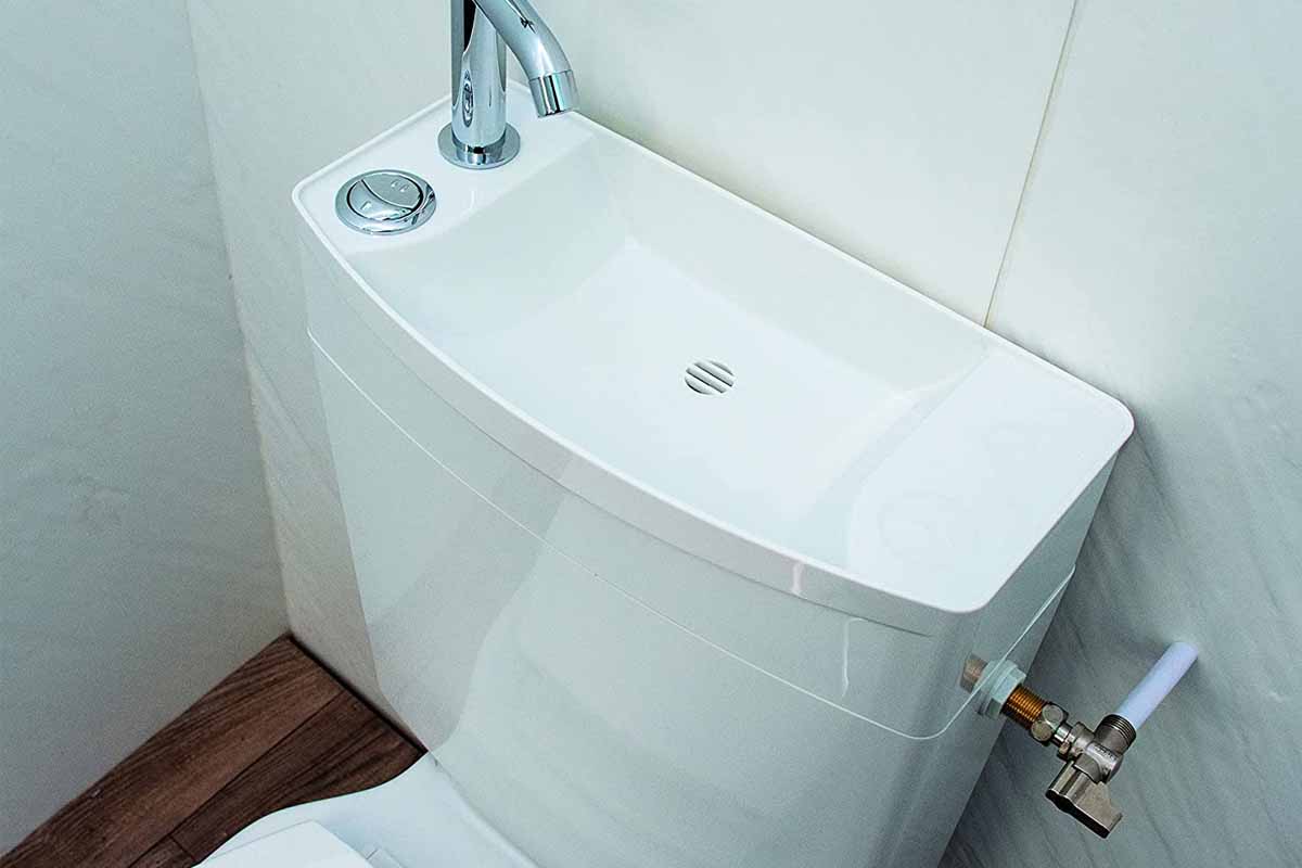 Ise'o Combiné : réservoir WC avec lave-mains intégré - Batiproduits