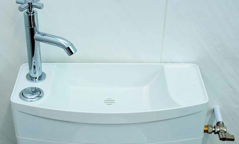 Wirquin 50720090 Réservoir Iseo combiné Lave-Mains intégré