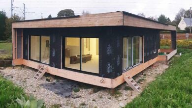 Une étonnante maison en carton et sans béton.