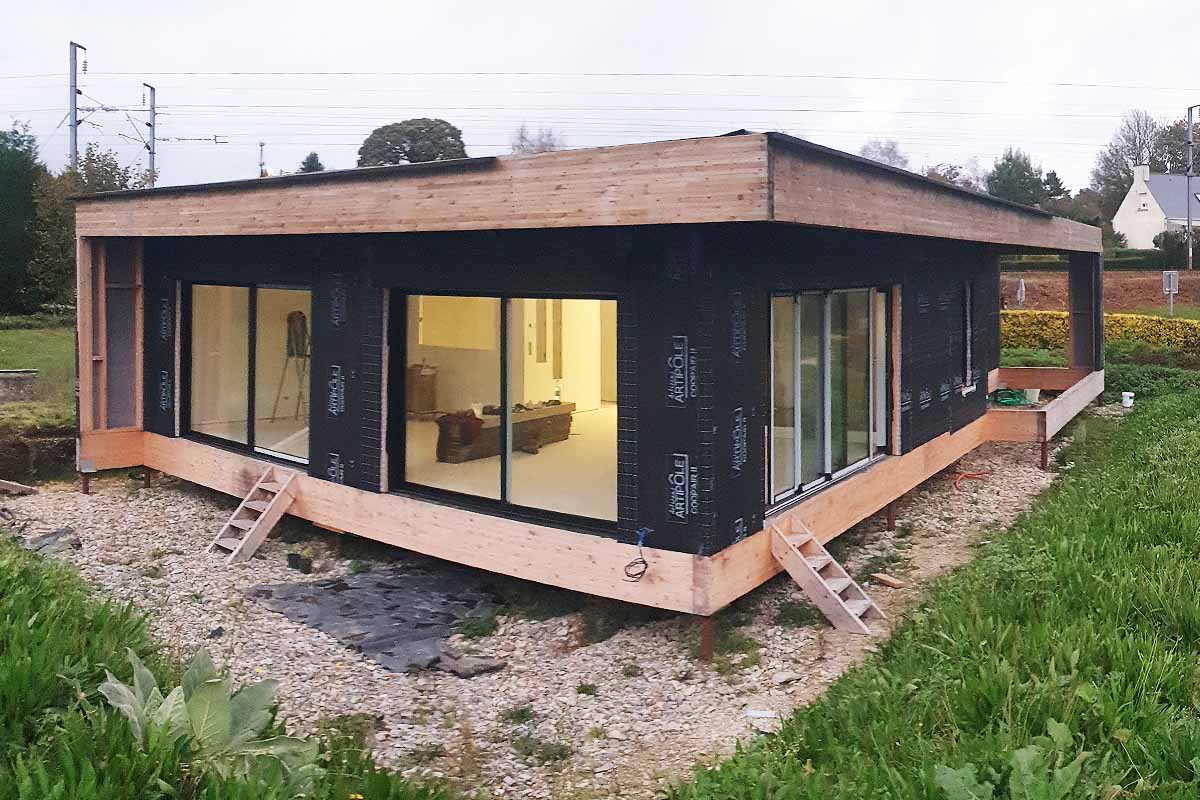 Une étonnante maison en carton et sans béton.