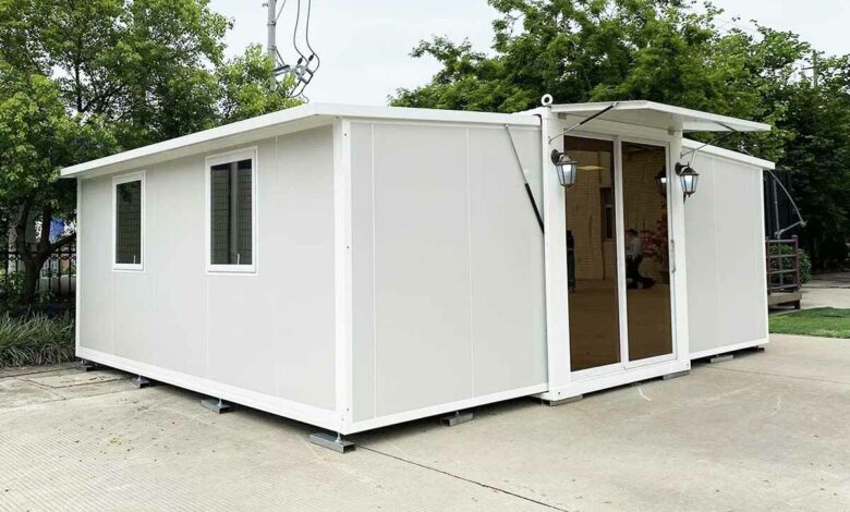 Une maison pliante (ou pliable) qui s'installe en quelques heures.