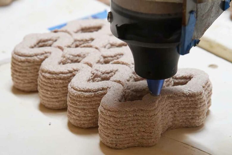 La invención de un material de construcción a base de cáscaras de huevo e imprimible en 3D.