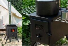 L'invention d'un poêle à bois nomade.