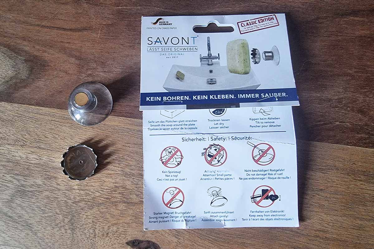 Vidalforce Porte Savon avec Aimant pour Solides 1ut