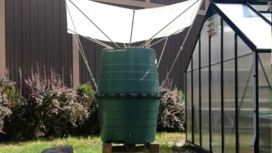 L'invention d'un parapluie inversé pour récolter l'eau de pluie.