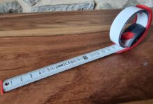 Ruban à mesurer avec frein/clip de ceinture BMImeter.