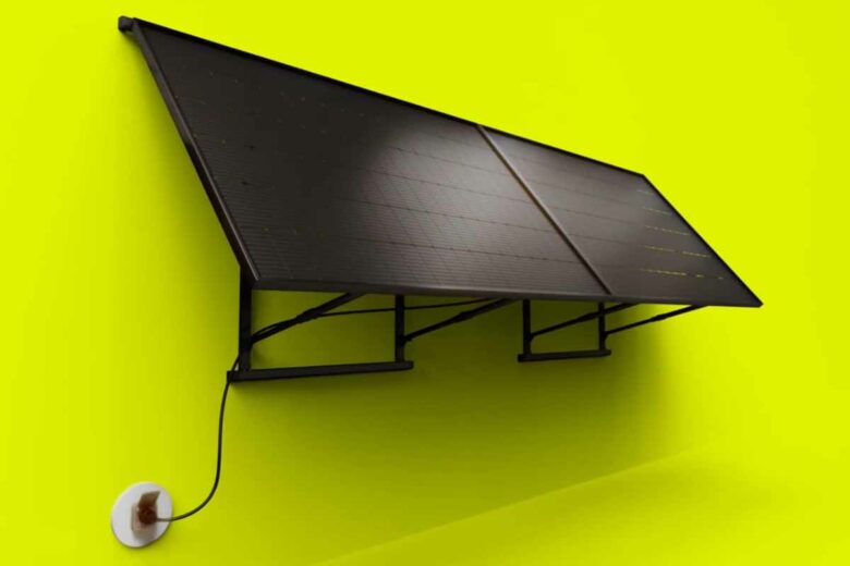 Un panneau solaire innovant qui peut être fixé au mur.