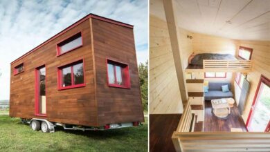 L’Amarante : la tiny house double mezzanine