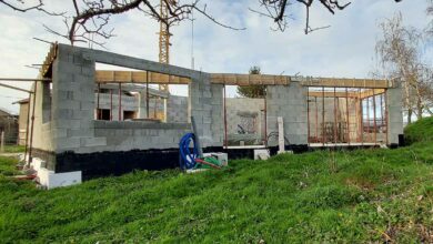 La construction d'une maison passive dans la région lyonnaise.