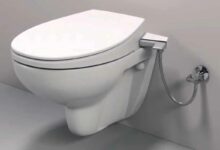 Le siège de bidet manuel Grohe sans éclaboussure.