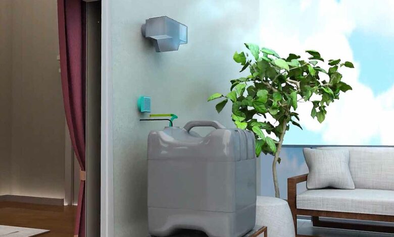 Le dispositif AWG breveté d'AquaPoro est capable de capturer, de concentrer et de condenser la vapeur d'eau de l'air.