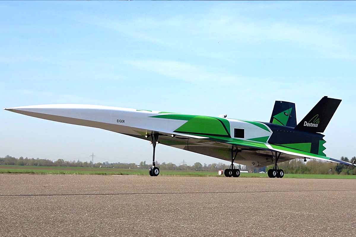 Destinus, un avion supersonique qui va plus de deux fois plus vite que le Concorde.