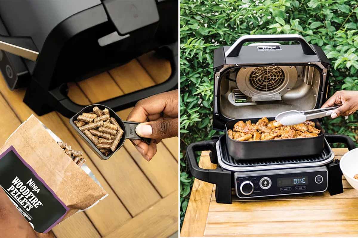 Ninja invente un barbecue électrique (et à pellets de bois) pour