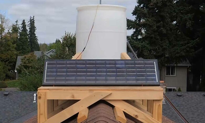 Une innovation pour stocker l'énergie solaire dans une « batterie à eau » sur le toit