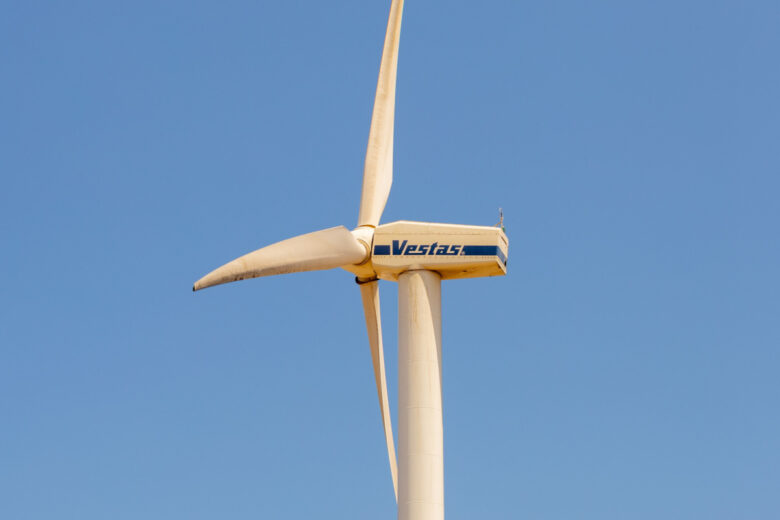 Une éolienne de l'entreprise Vestas.