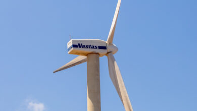 Turbine éolienne de Vestas Wind Systems.