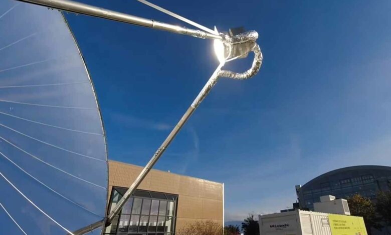 Des chercheurs de l'EPFL ont inventé un réacteur solaire qui produit de la chaleur et de l'oxygène tout en générant de l'hydrogène avec une efficacité sans précédent pour ses dimensions.