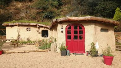 La cabane autonome d'Harald et Amalia, menacée de destruction.