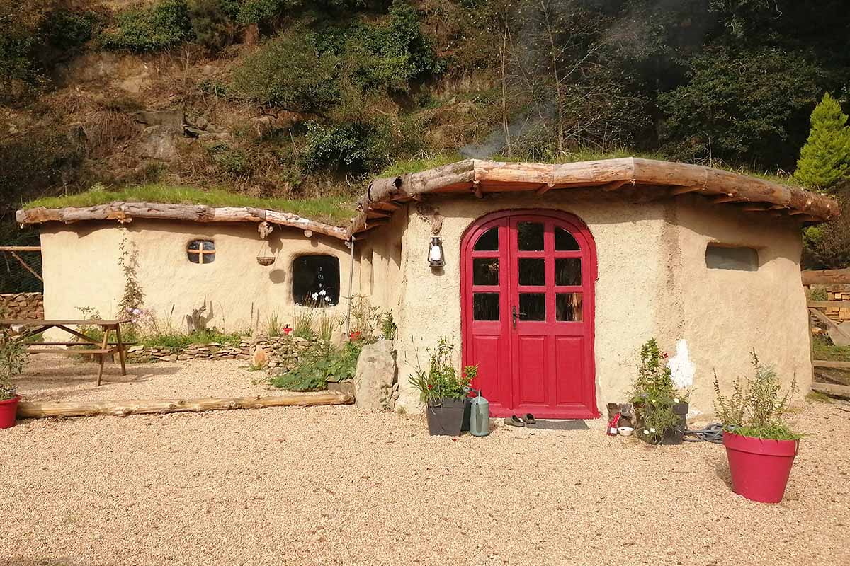 La cabane autonome d'Harald et Amalia, menacée de destruction.