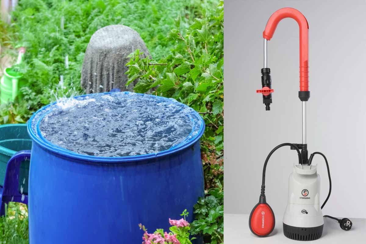 Pompe d'arrosage récupération eau de pluie STERWINS 400