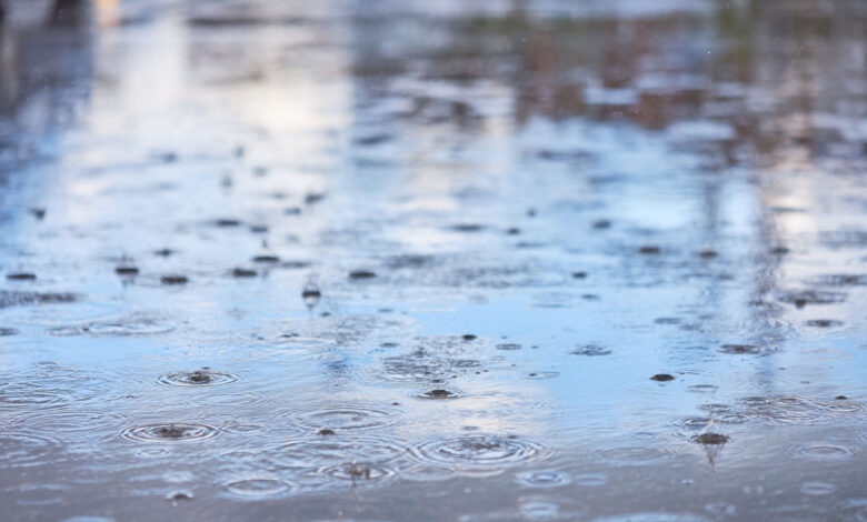 L'eau de pluie n'est pas potable.